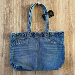 DG2 by Diane Gilman- Denim Jean Tote Bag (NWT)